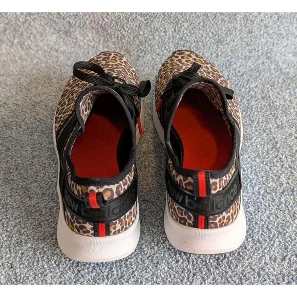 New Balance Size 7.5 Nergize Sport V1 Leopard Print Sneakers Athletic Shoes - Picture 3 of 8